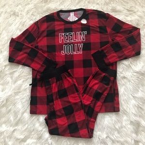 NWT North Pole Trading Co Men’s Christmas Sleepwear; long sleeve top & pants